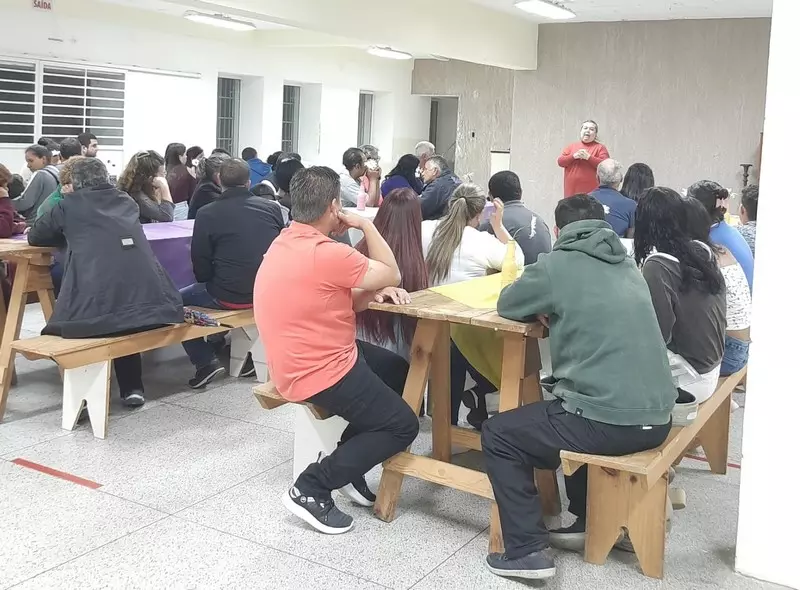 Tradicional jantar em família é realizado pelo CAPS Rio Negro